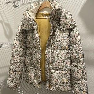 BRAND NEW J.CREW LIBERTY PRINT PUFFER COAT